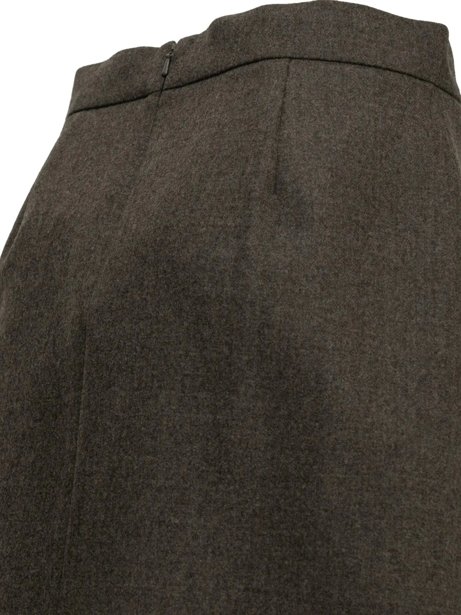 Fusta casual Max Mara din lana - Img 4