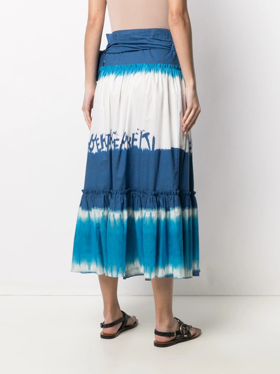 Fusta clos Alberta Ferretti albastra - Img 4