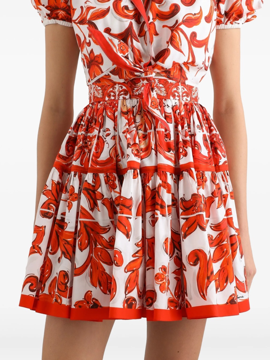 Fusta clos Dolce &amp; Gabbana alba - Img 4