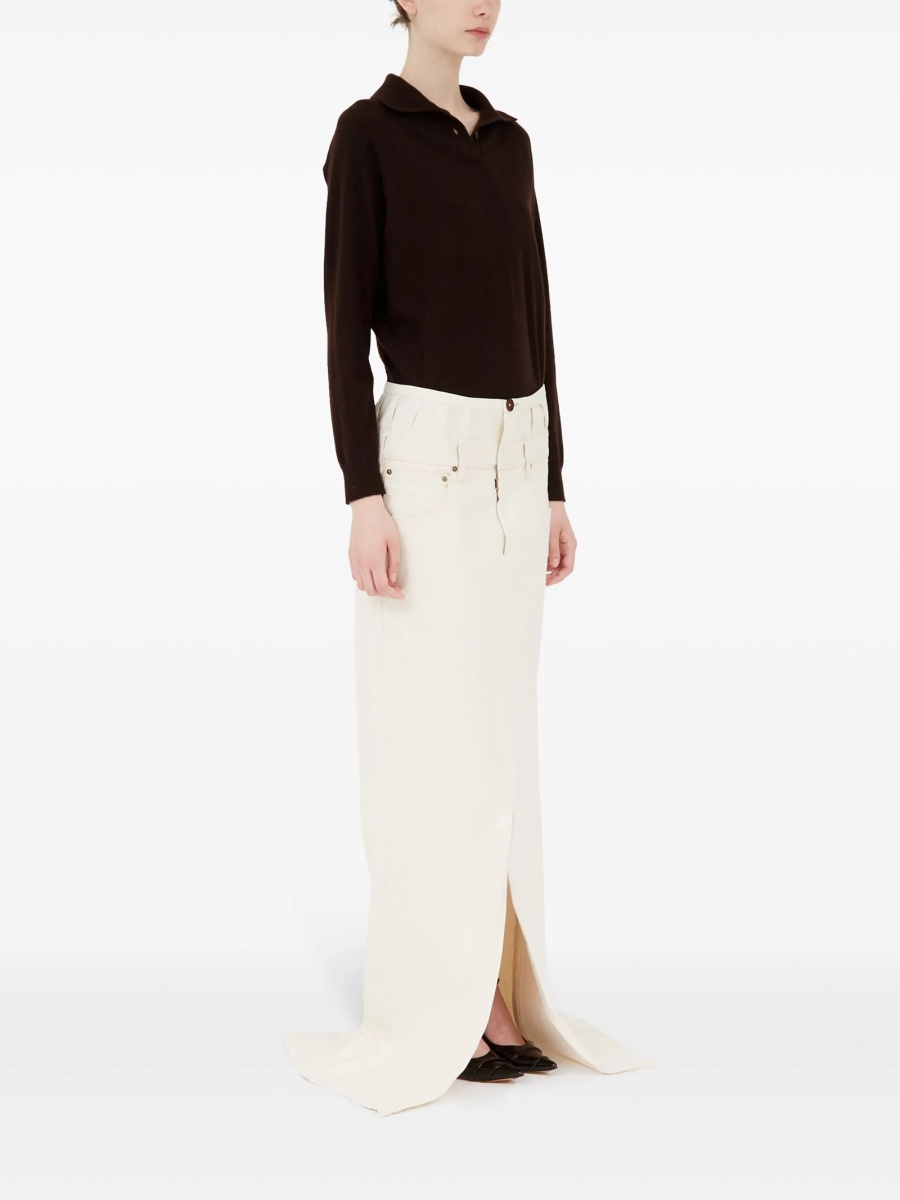 Fusta drepte Maison Margiela neutra - Img 3