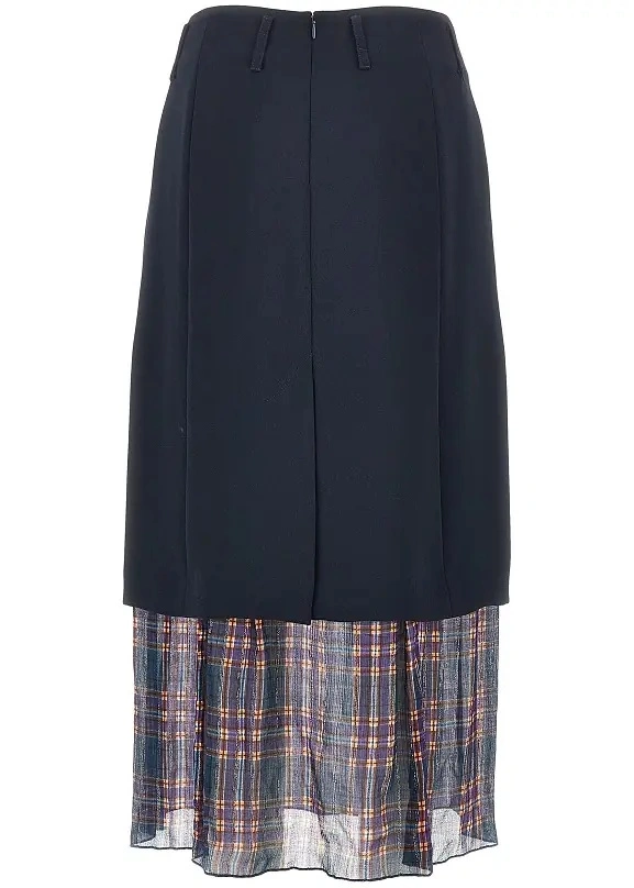 Fusta Dries Van Noten albastra - Img 3