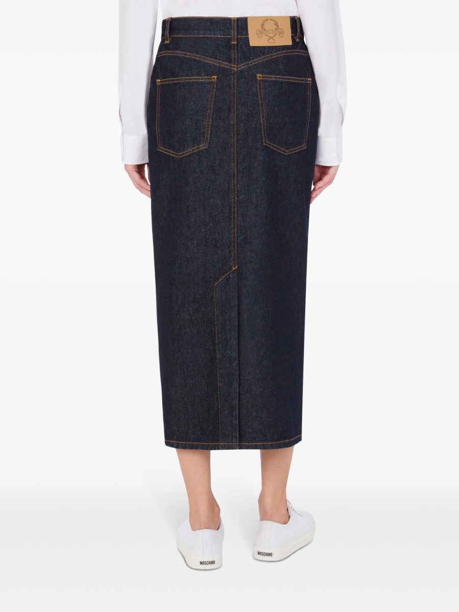 Fusta Moschino albastra - Img 3