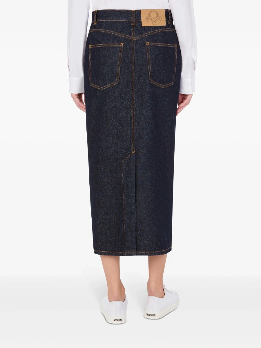 Fusta Moschino albastra - Img 3
