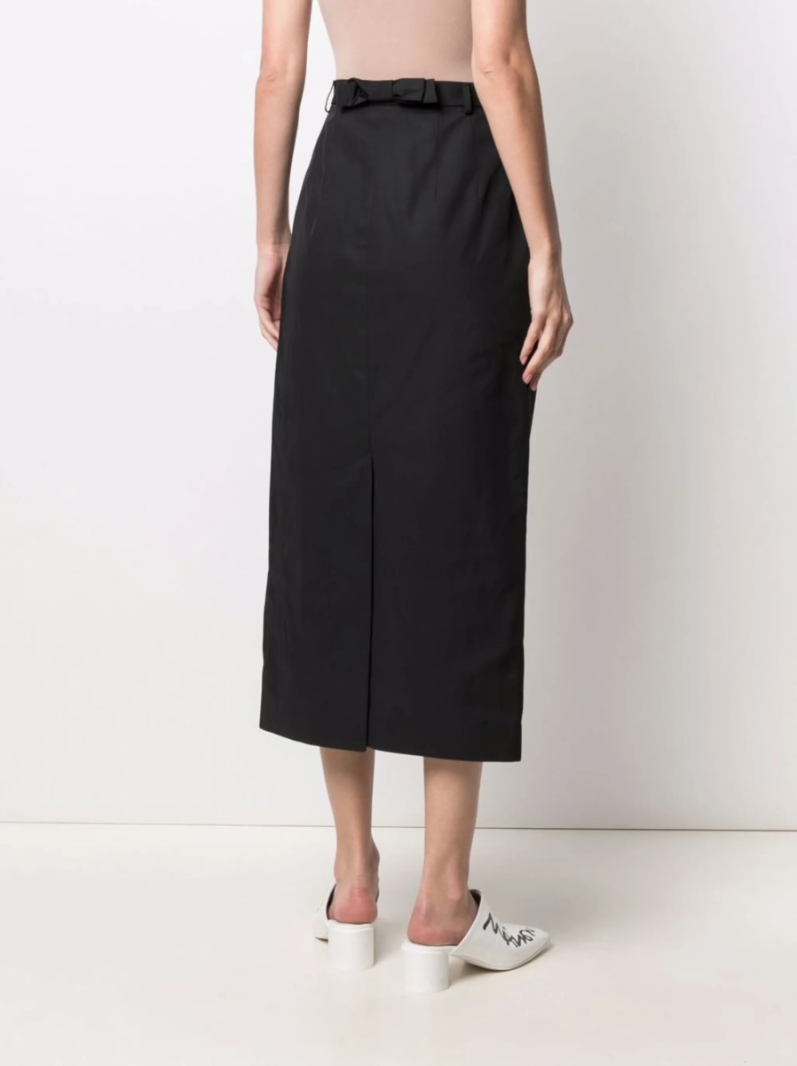Fusta Raf Simons neagra din polyester - Img 4