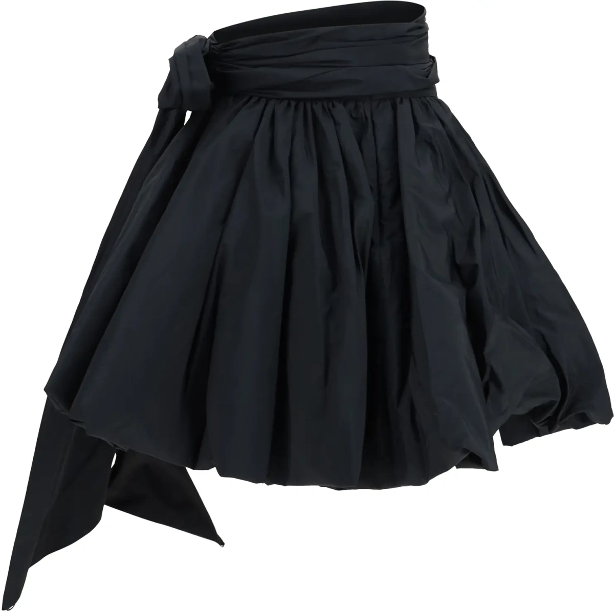 Fusta Taffeta Skirt with Side Bow - Img 2