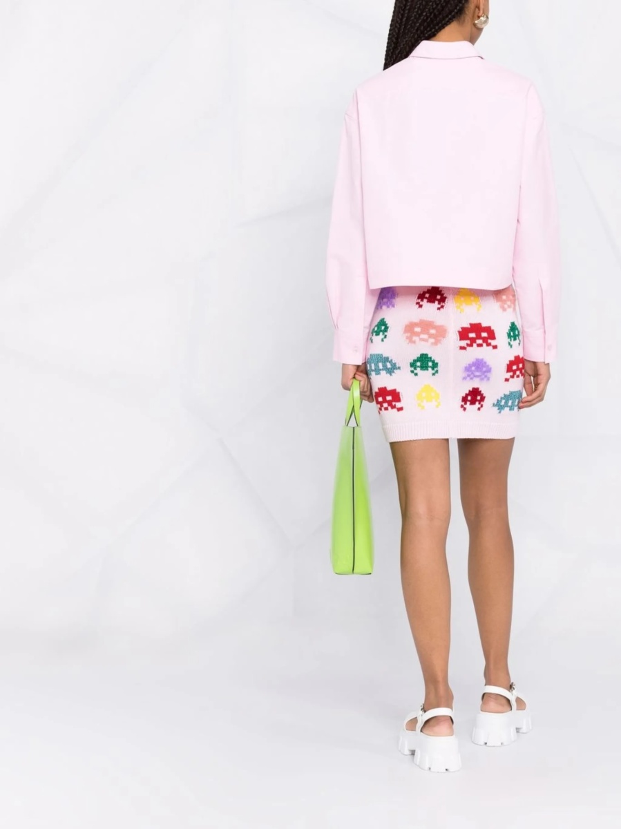 Fusta tricotate Stella McCartney roz - Img 4