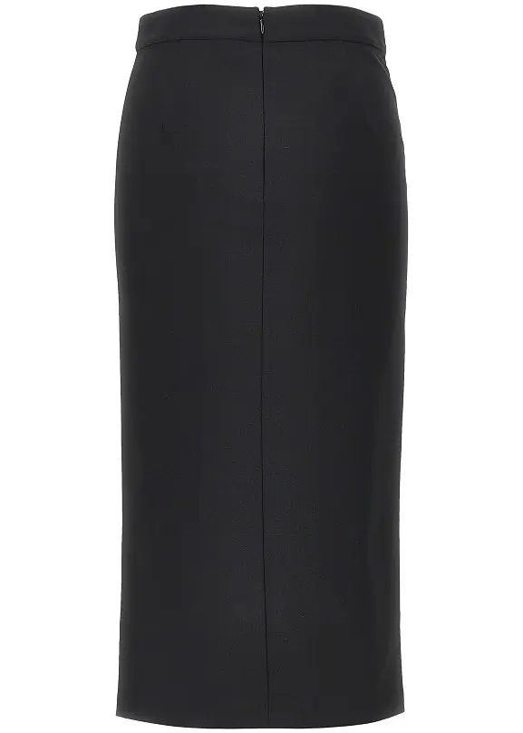 Fusta Viscose-blend midi skirt - Img 3