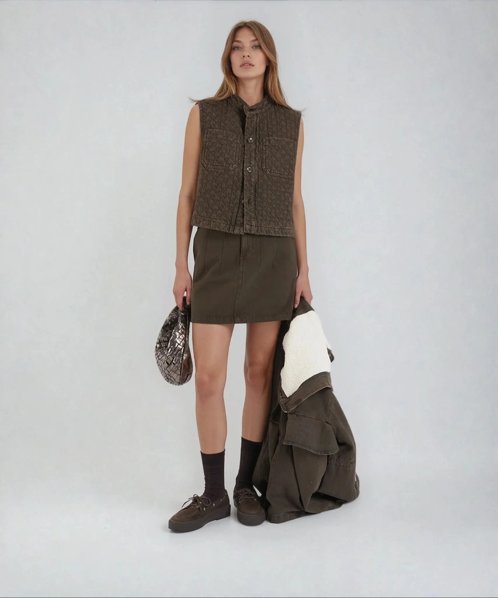 Fuste Denim mini skirt - Img 3