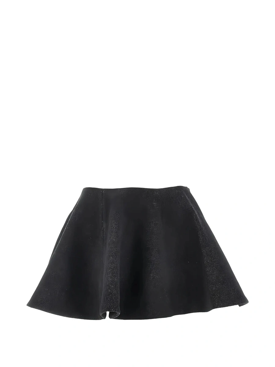 Fuste Flared wool miniskirt - Img 6
