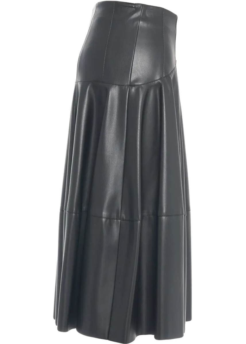 Fuste Midi skirt in leather look - Img 3