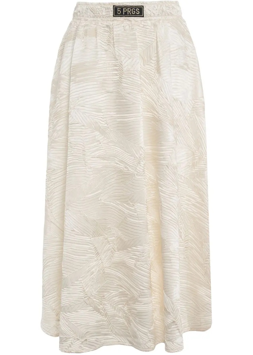 Fuste Midi skirt with logo details - Img 2