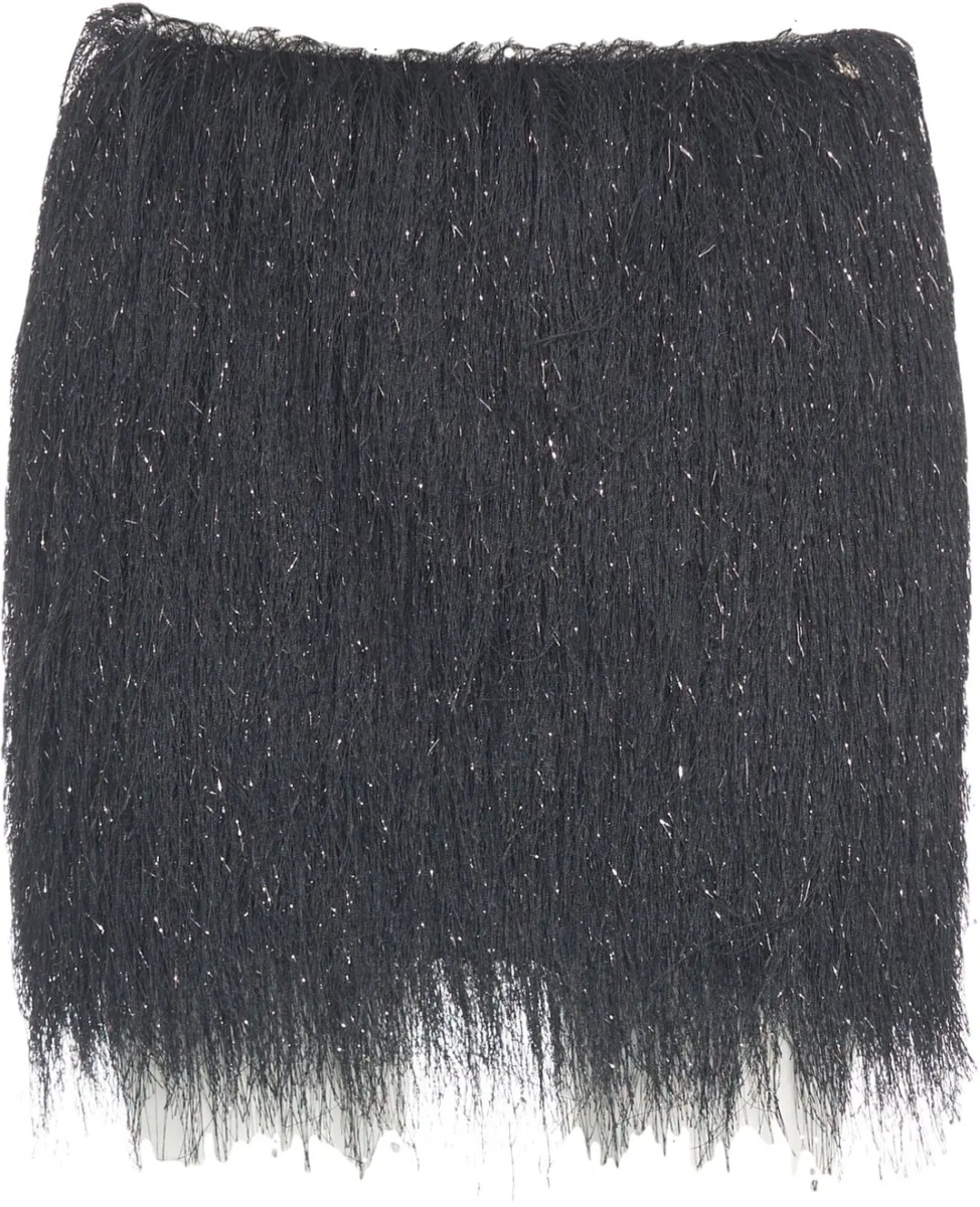 Fuste Mini skirt with fringe details - Img 2