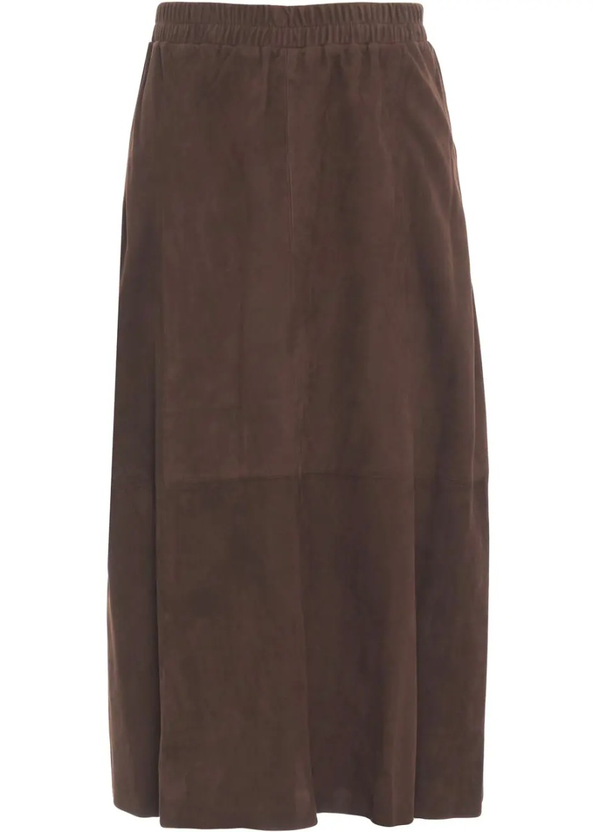 Fuste Suede midi skirt 'Nahee' - Img 2