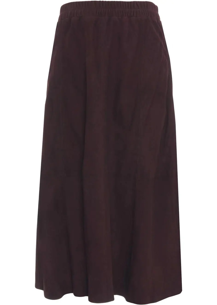 Fuste Suede midi skirt 'Nahee' - Img 2