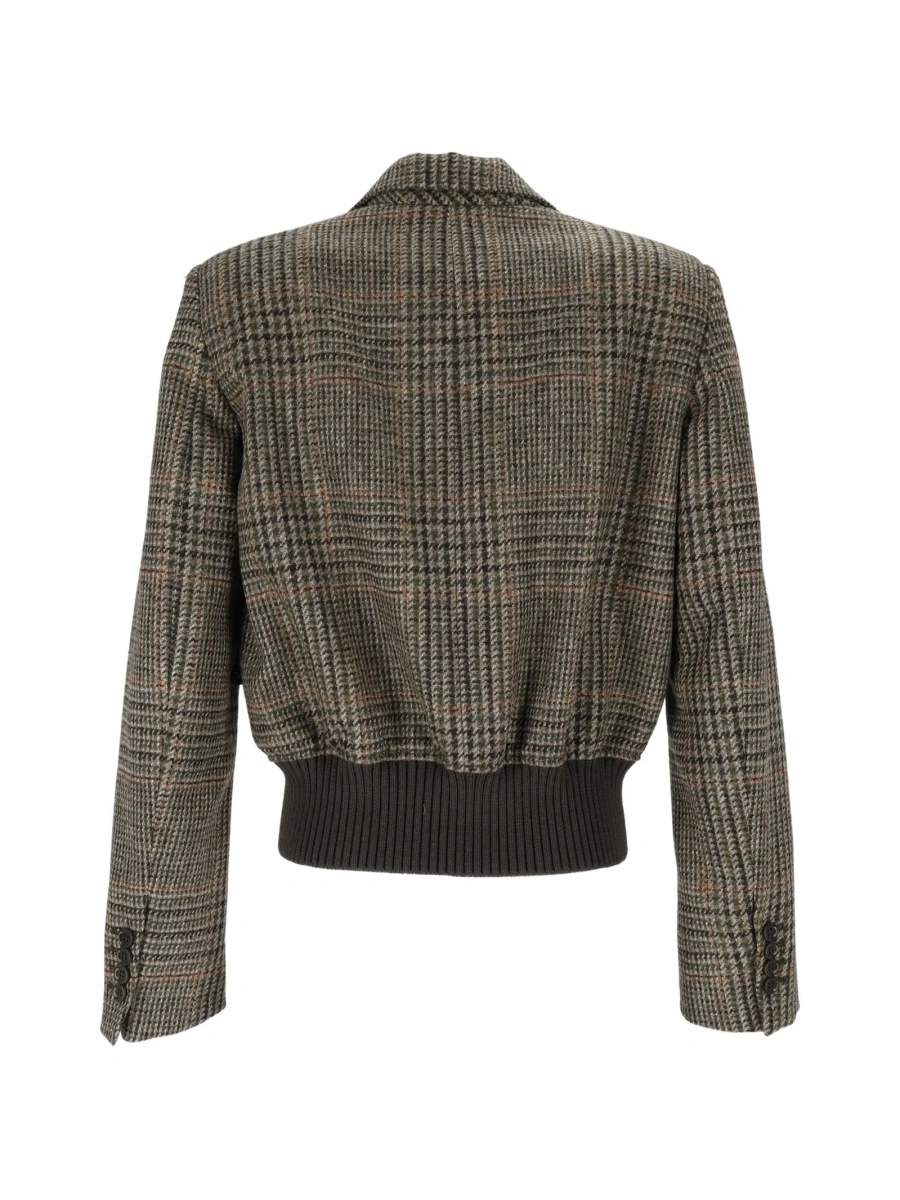 Geaca bomber Aspesi maro din lana - Img 2