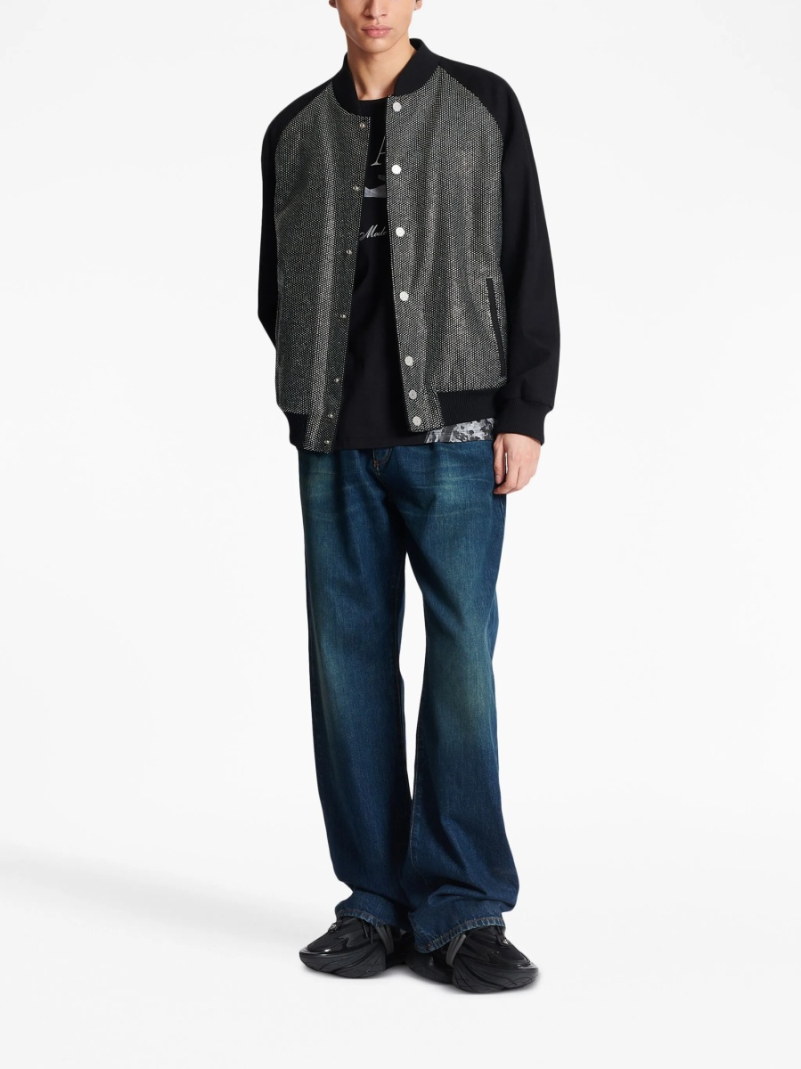 Geaca bomber Balmain neagra - Img 2