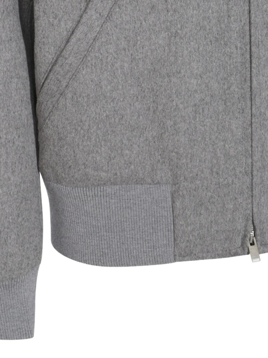 Geaca bomber Lardini gri - Img 5