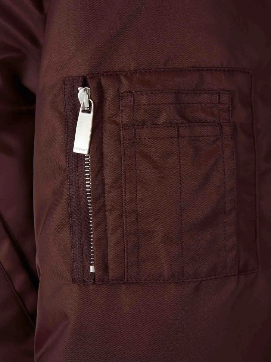 Geaca bomber Off-White multicolor din nylon - Img 6