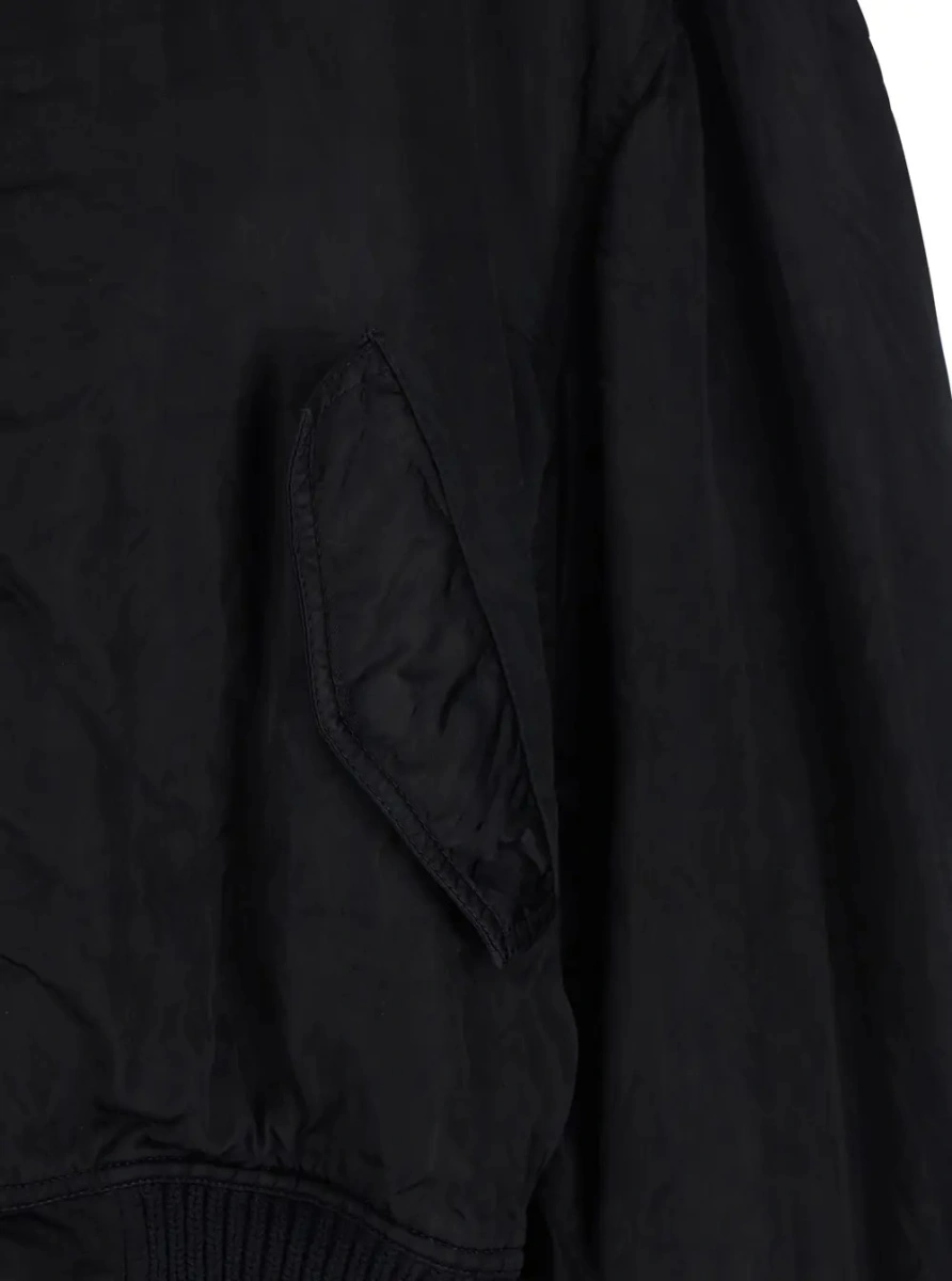 Geaca bomber Rick Owens neagra 'Secchia Flight' - Img 3