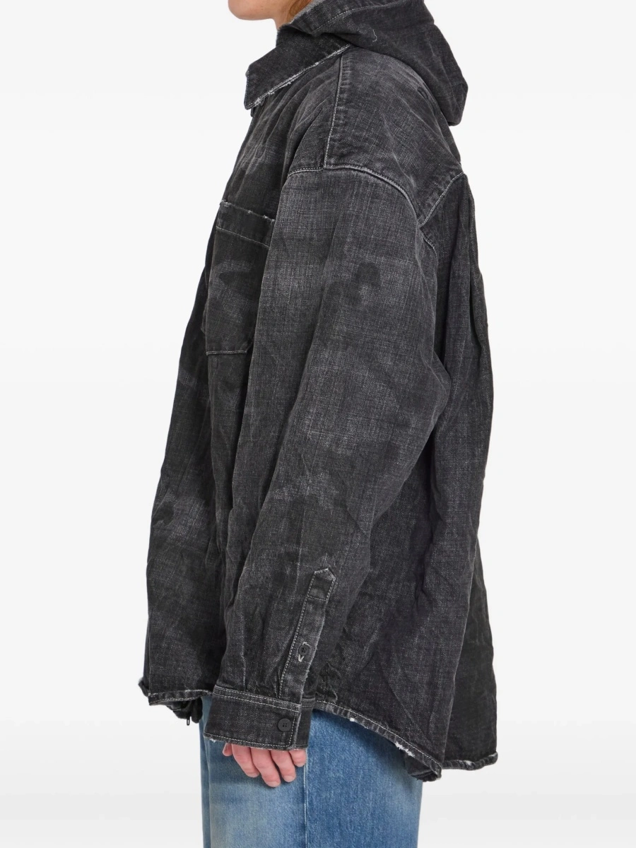 Geaca de blugi Balenciaga neagra - Img 2