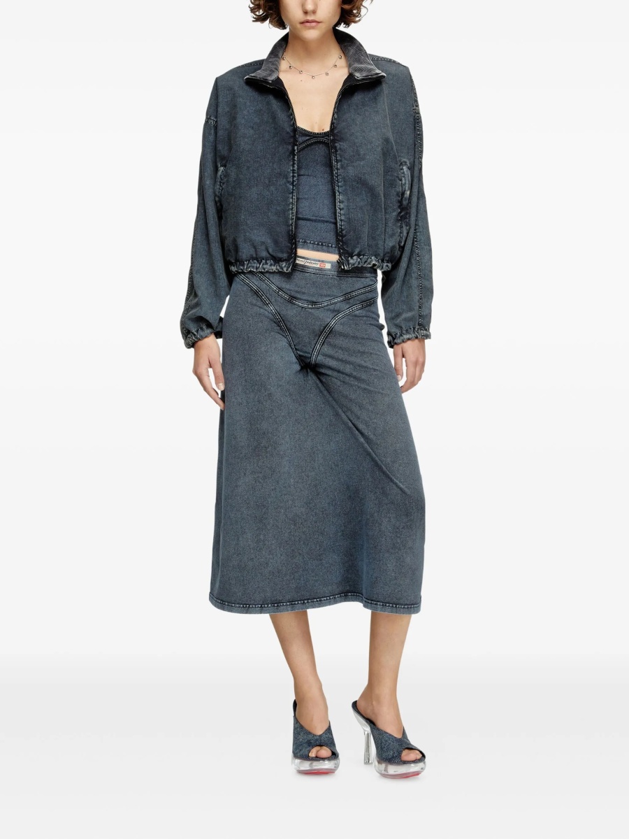 Geaca de blugi Diesel neagra - Img 2