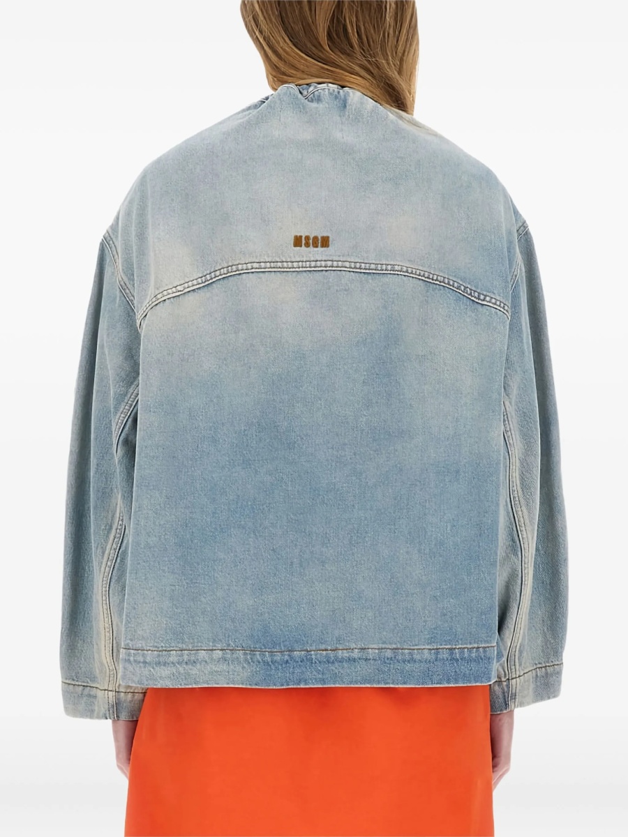 Geaca de blugi MSGM albastra - Img 3