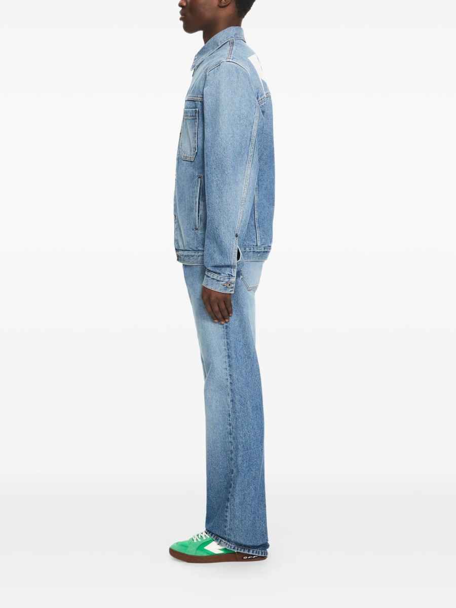 Geaca de blugi Off-White albastra - Img 2