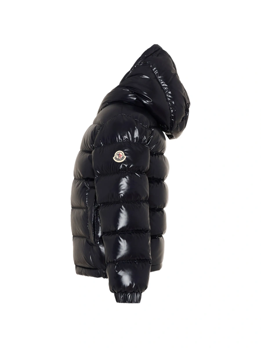 Geaca de iarna Moncler albastra din poliamida - Img 3