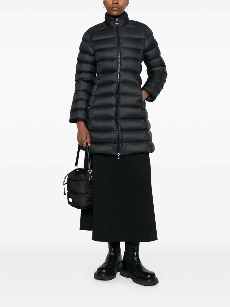 Geaca de iarna Moncler neagra din polyester - Img 2
