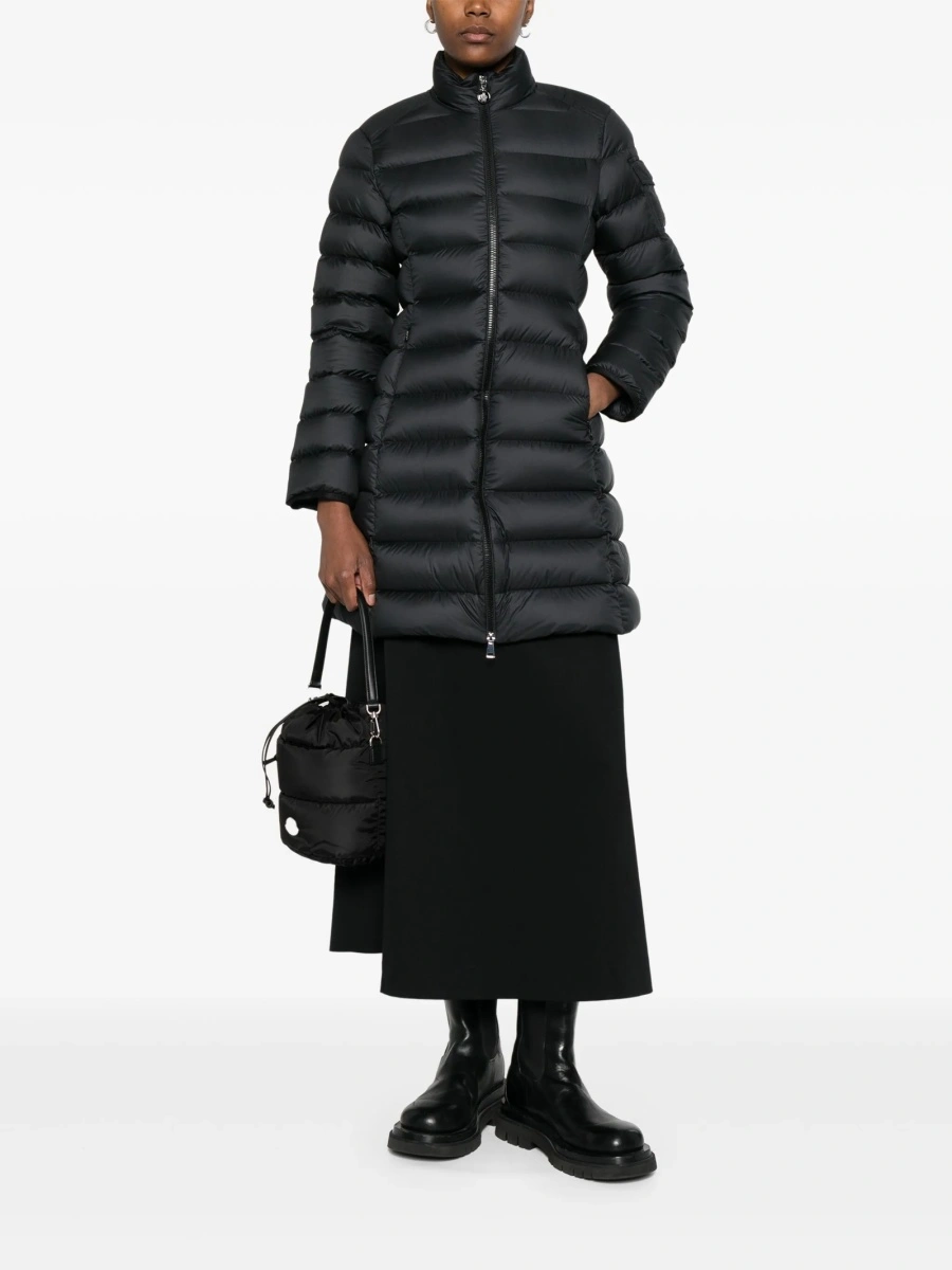 Geaca de iarna Moncler neagra din polyester - Img 2