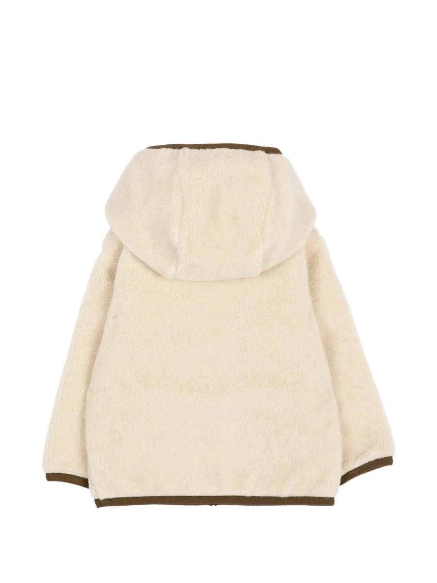 Geaca de iarna Moncler neutra din polyester si acrilic - Img 2