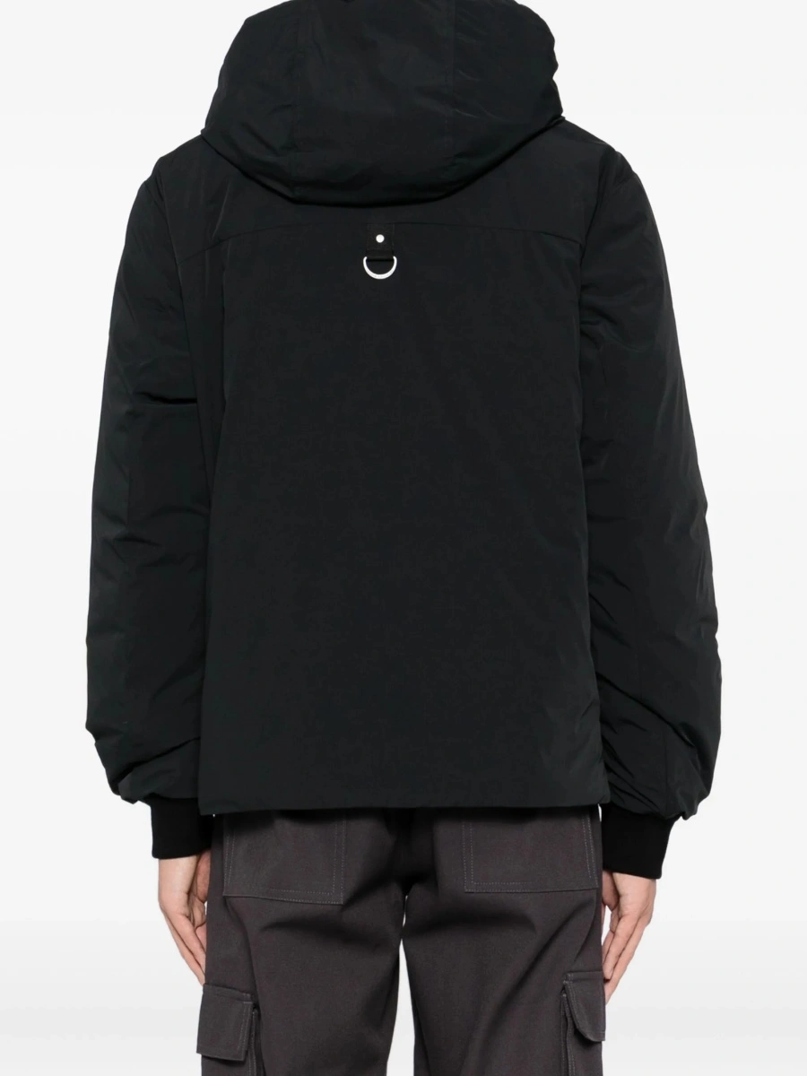 Geaca de iarna Moose Knuckles neagra din elastan si nylon - Img 4
