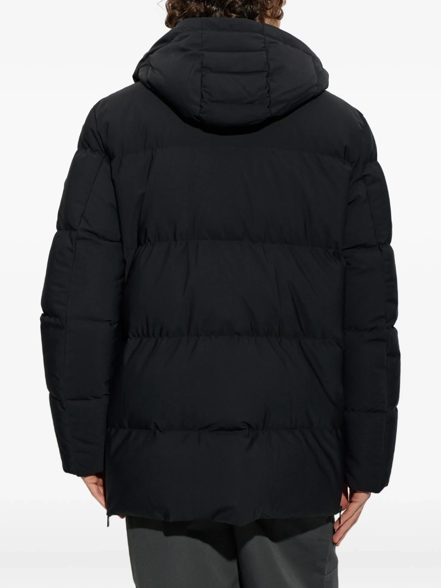Geaca de iarna Moose Knuckles neagra din elastan si nylon - Img 4