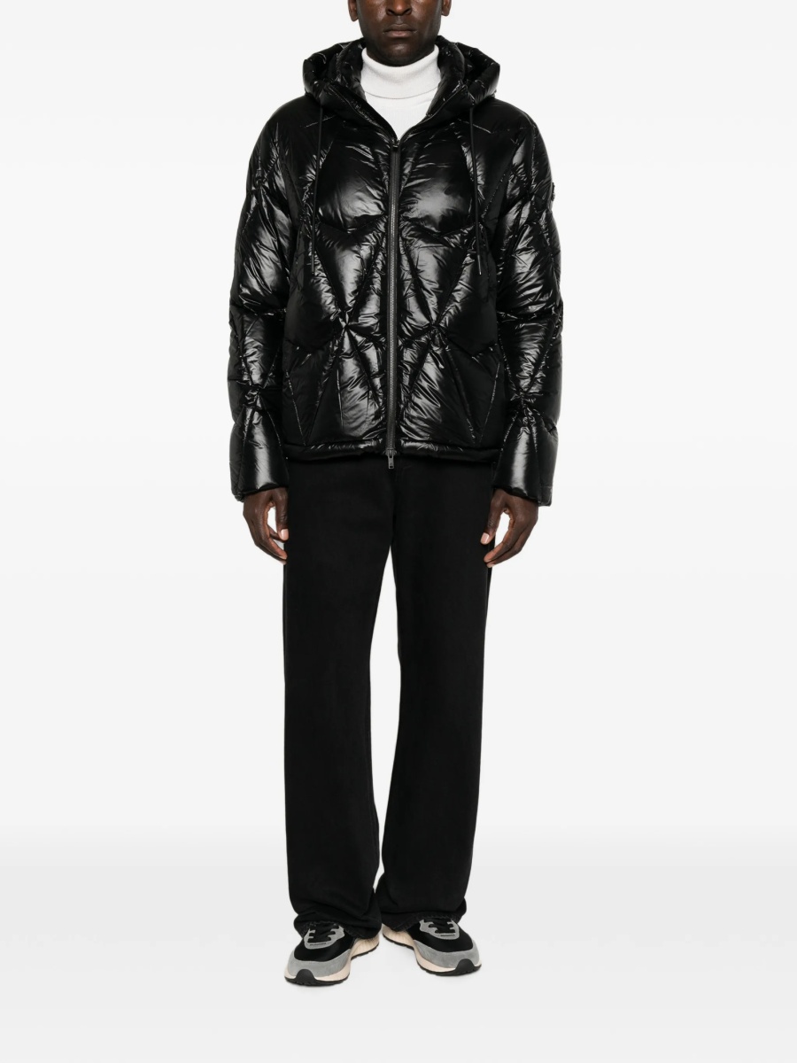Geaca de iarna Moose Knuckles neagra din nylon - Img 2