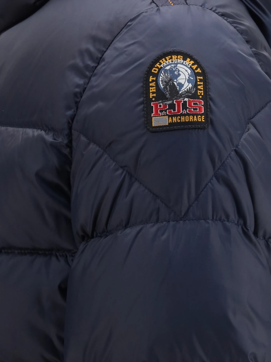 Geaca de iarna Parajumpers albastra din material textil - Img 3
