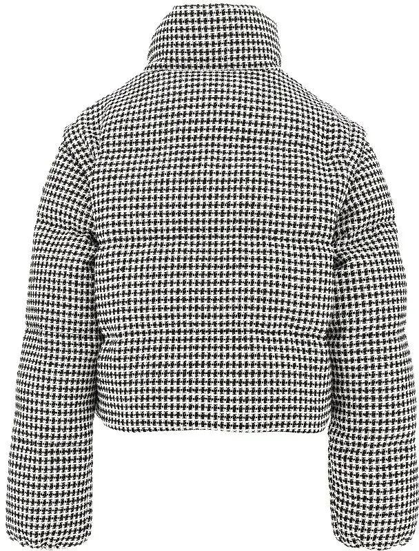 Geaca de iarna Pinko multicolor din tweed - Img 3