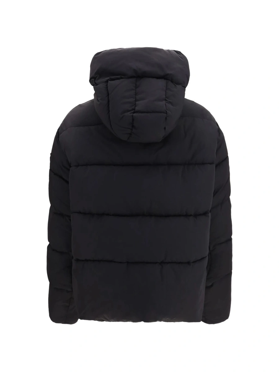 Geaca de iarna Pinko neagra din nylon - Img 2
