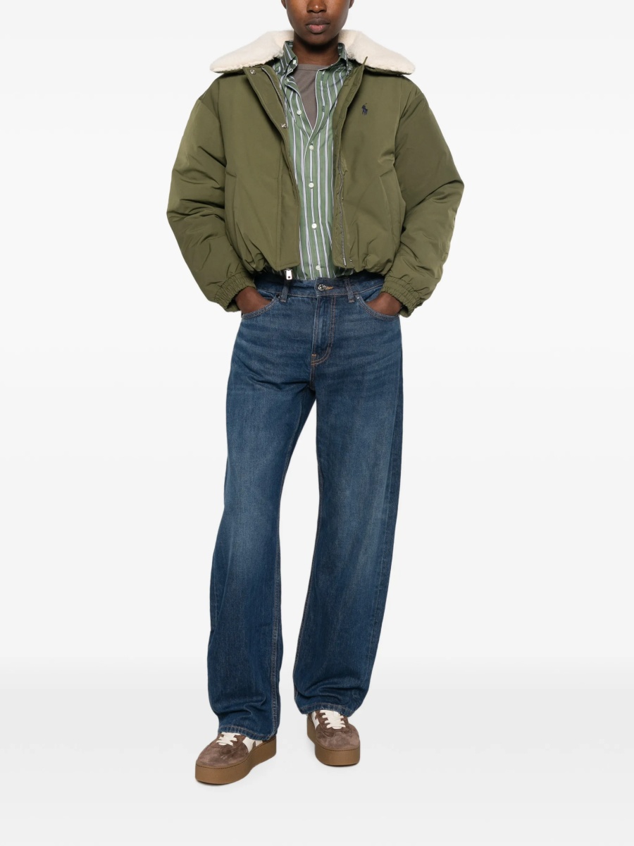 Geaca de iarna Ralph Lauren verde din poliester reciclat - Img 2
