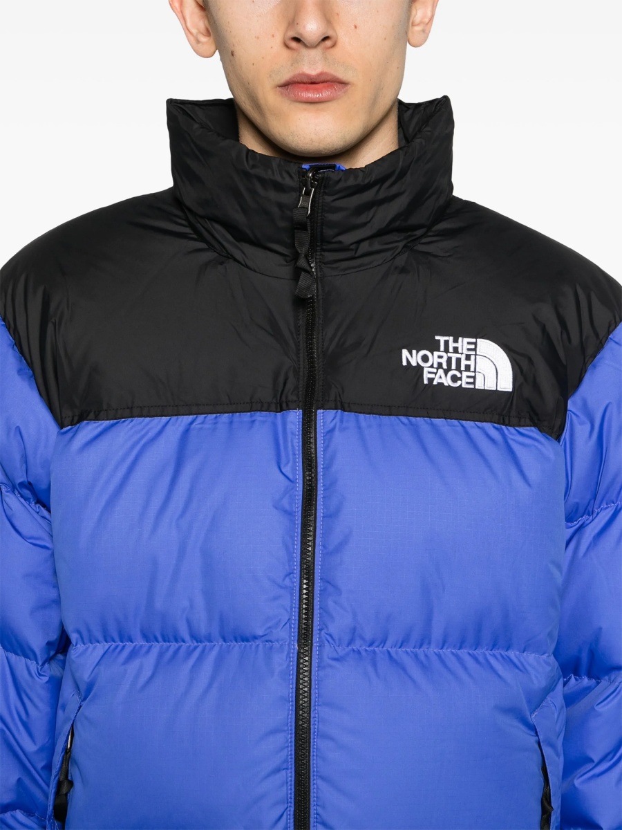 Geaca de iarna The North Face albastra din nylon si polyester - Img 5