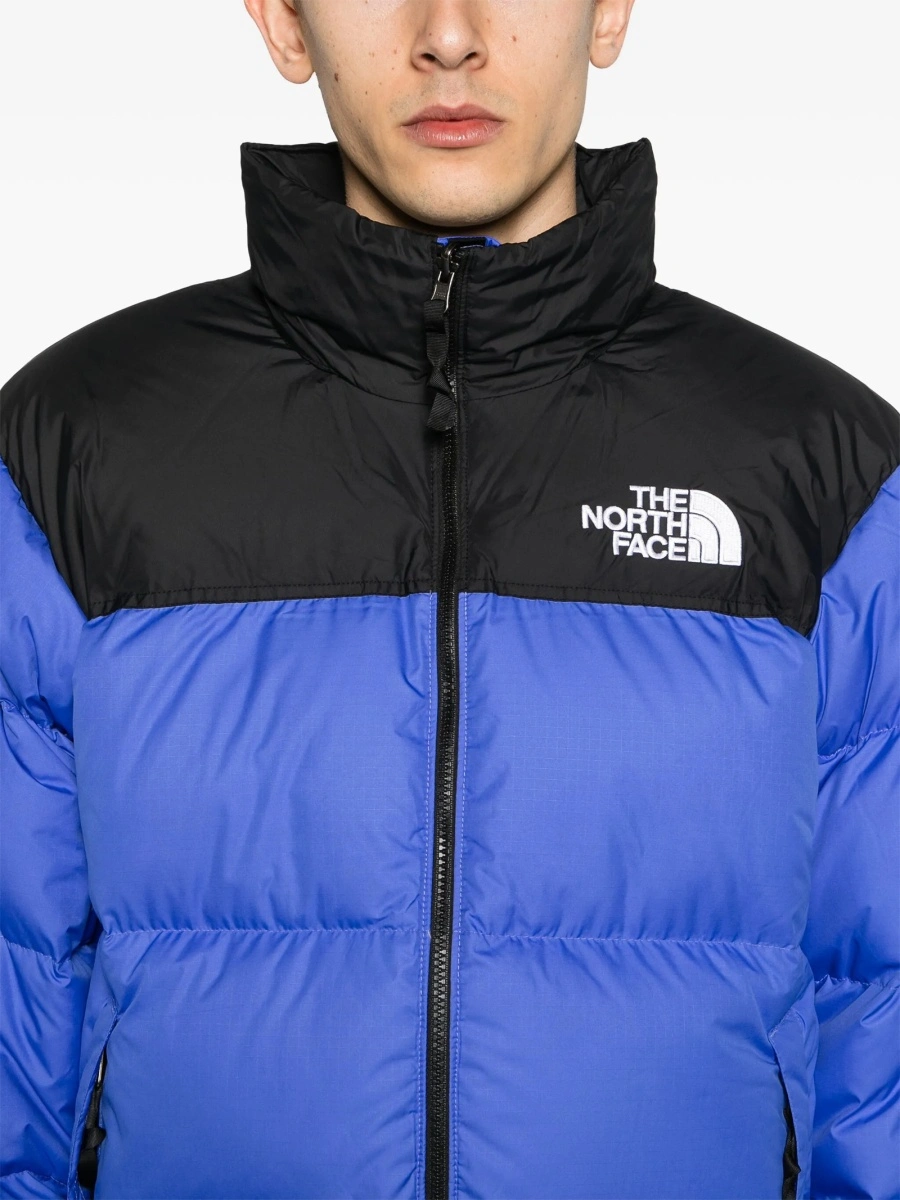 Geaca de iarna The North Face albastra din nylon si polyester - Img 5