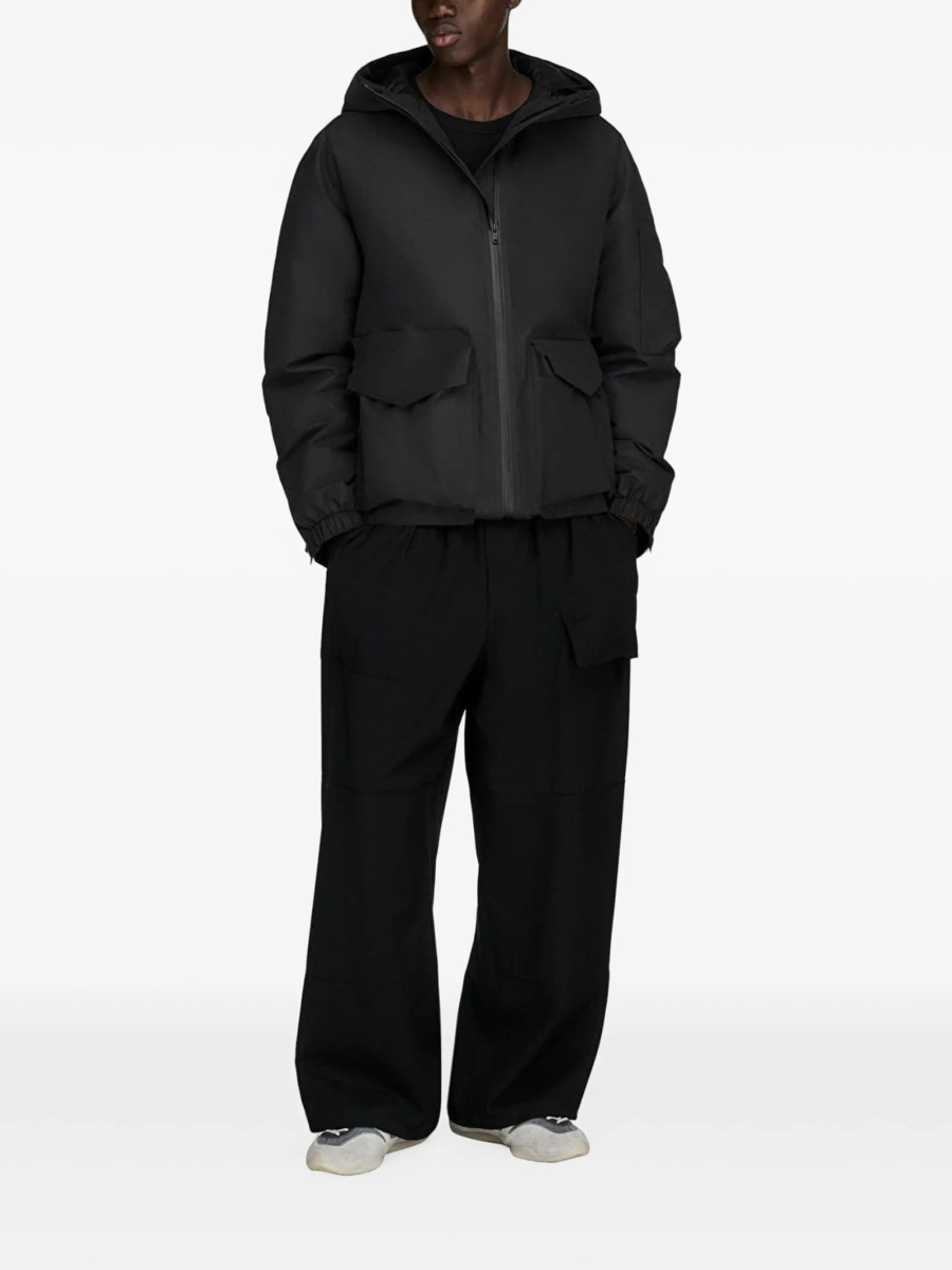 Geaca de iarna Y-3 neagra din polyester - Img 2