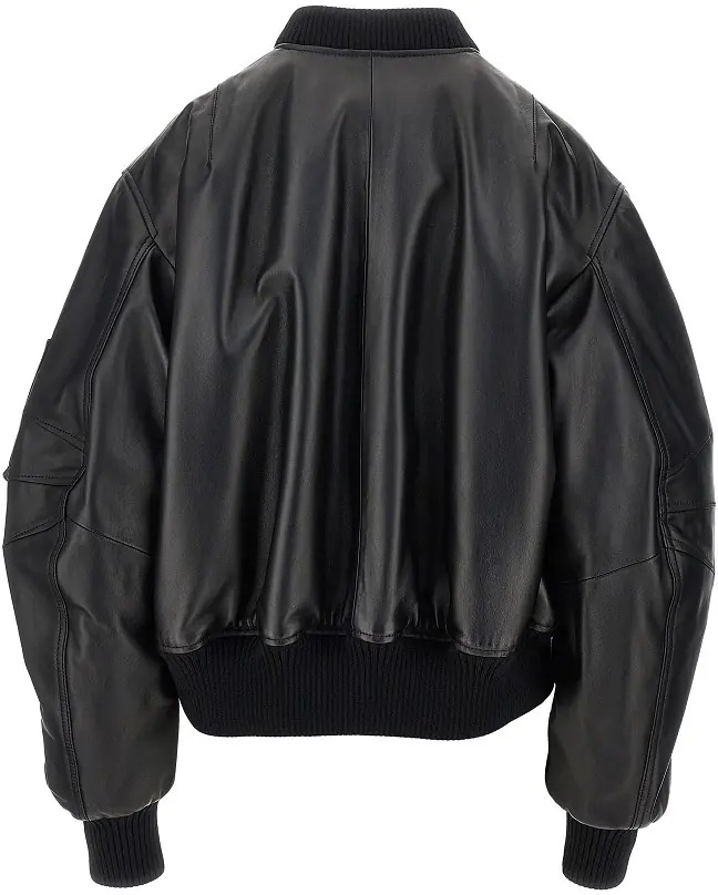 Geaca de Piele 'Anja' leather bomber jacket - Img 3