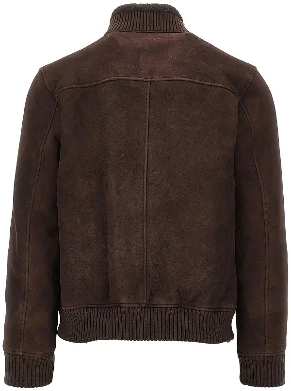 Geaca de Piele Suede leather jacket - Img 3