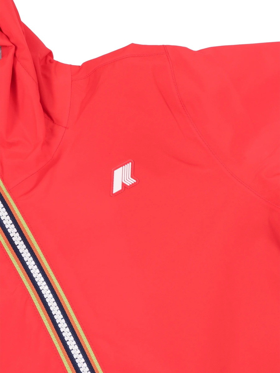 Geaca de ploaie K-WAY KIDS rosie din polyester si poliuretan - Img 3