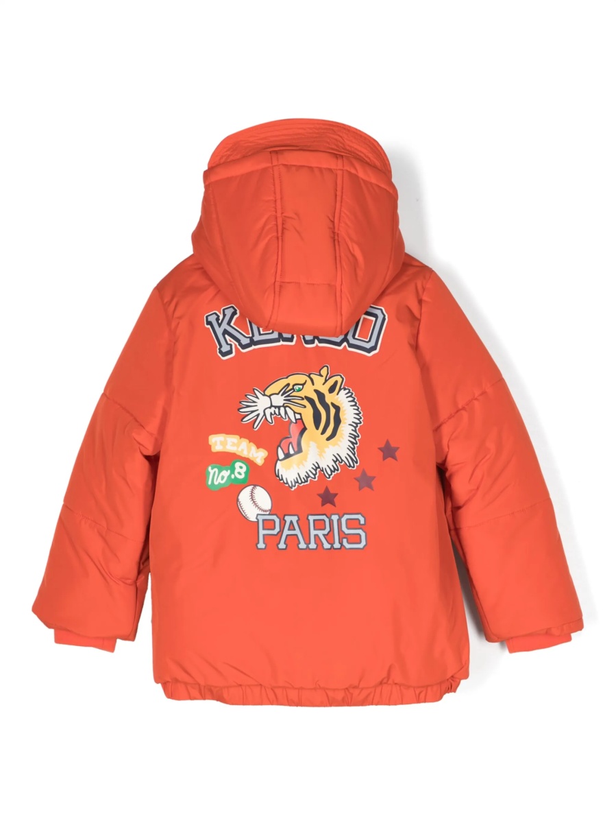 Geaca de ploaie Kenzo portocalie din polyester - Img 2