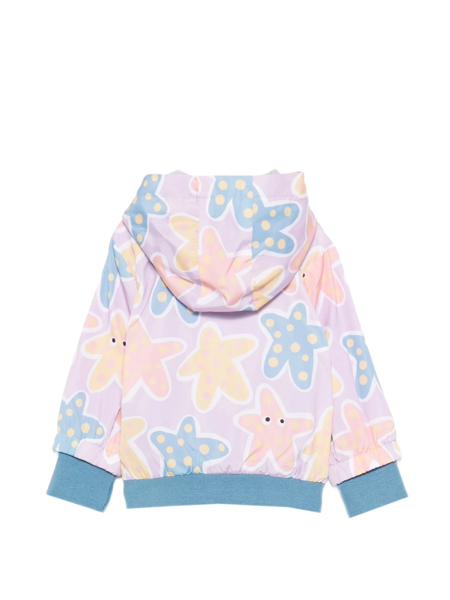 Geaca de ploaie Stella McCartney violet din poliester reciclat - Img 2