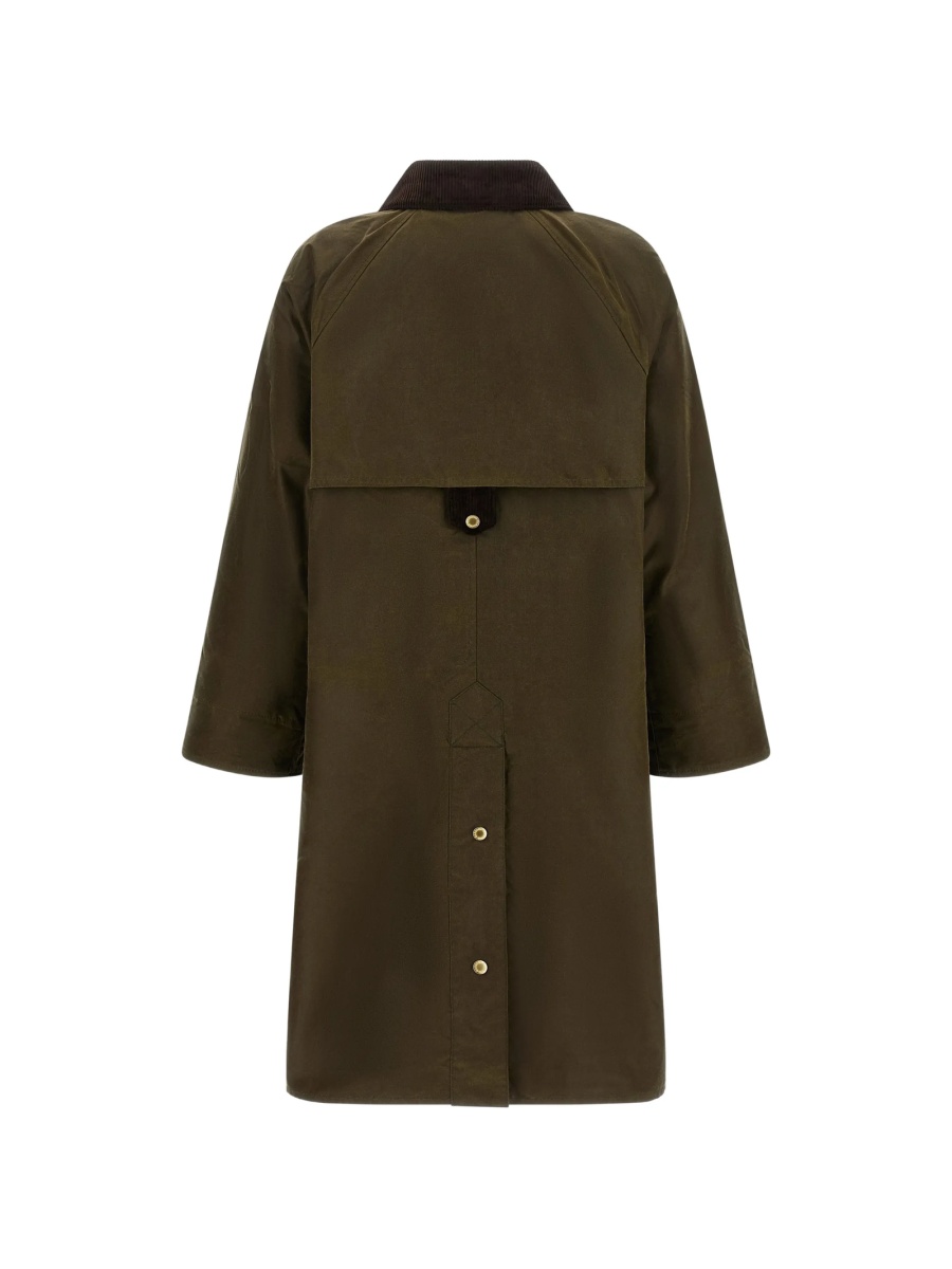 Geaca Oversize Barbour verde din bumbac - Img 2
