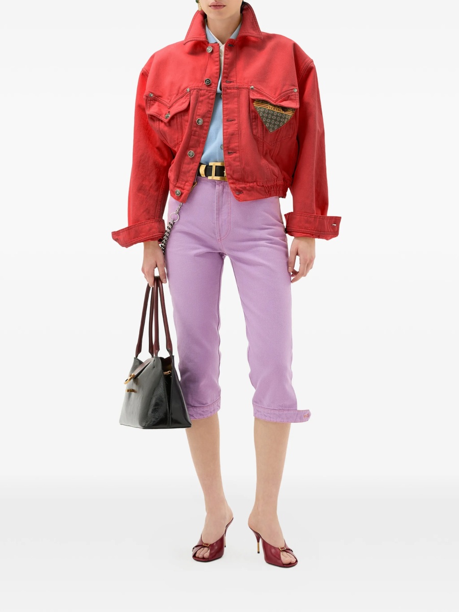 Geaca Oversize Versace rosie - Img 2