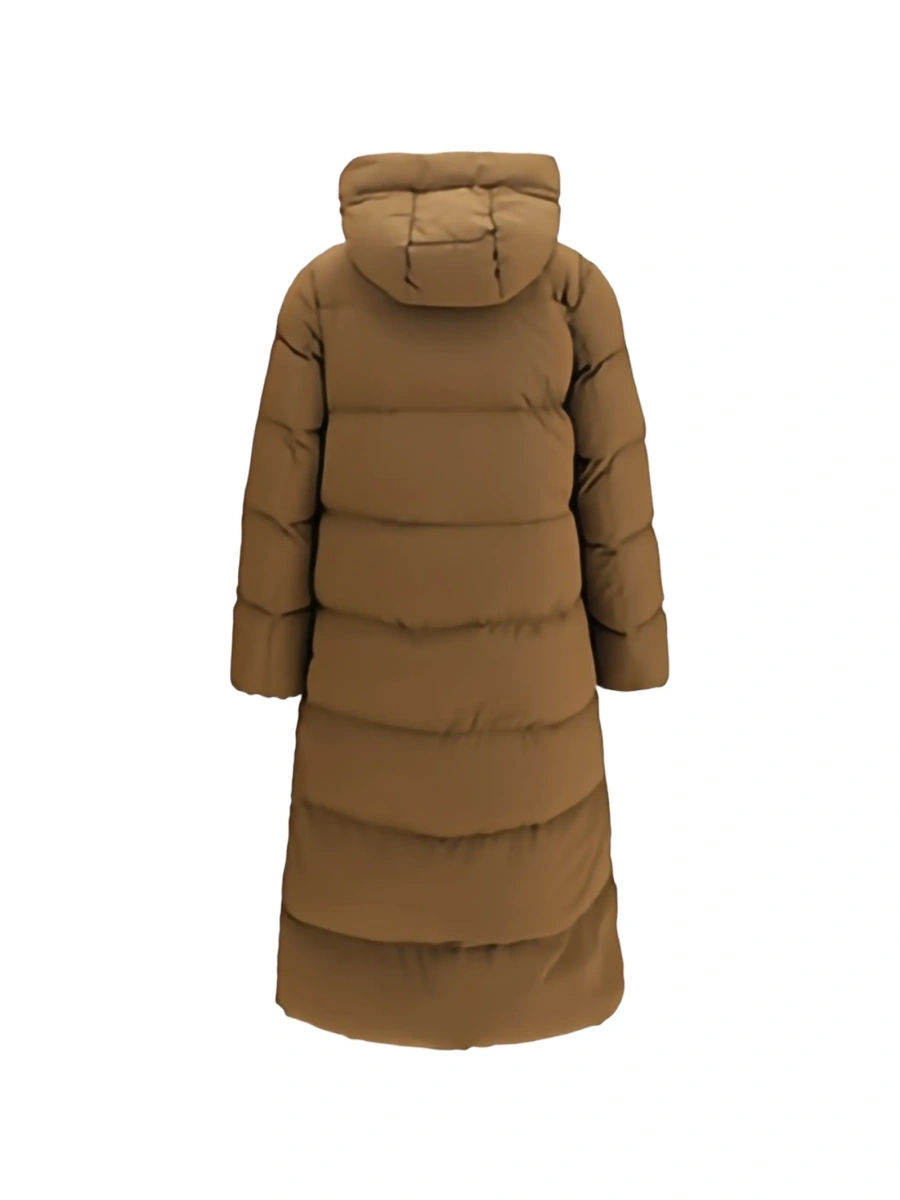 Geaca Oversize Woolrich maro din elastan si poliamida - Img 2