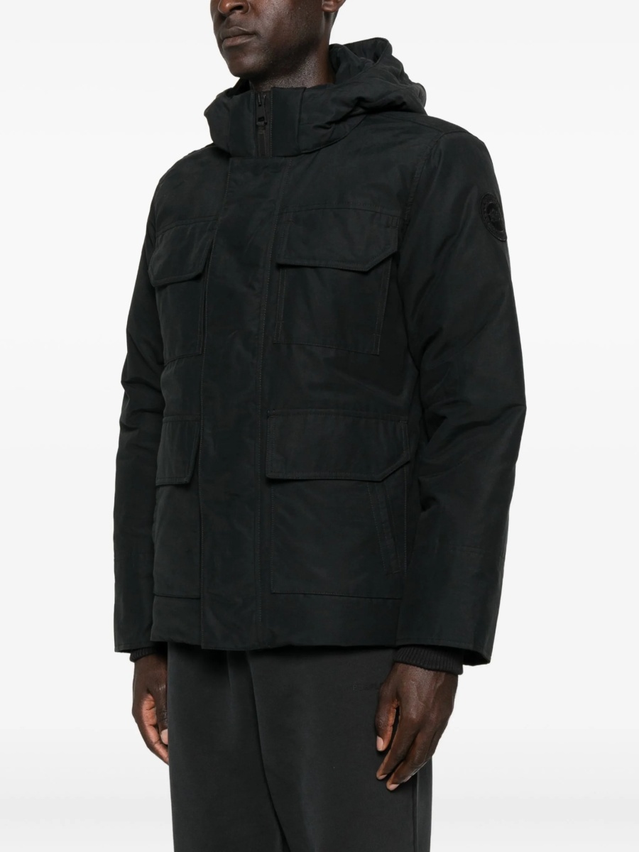 Geaca Parka CANADA GOOSE neagra din bumbac si poliamida - Img 3